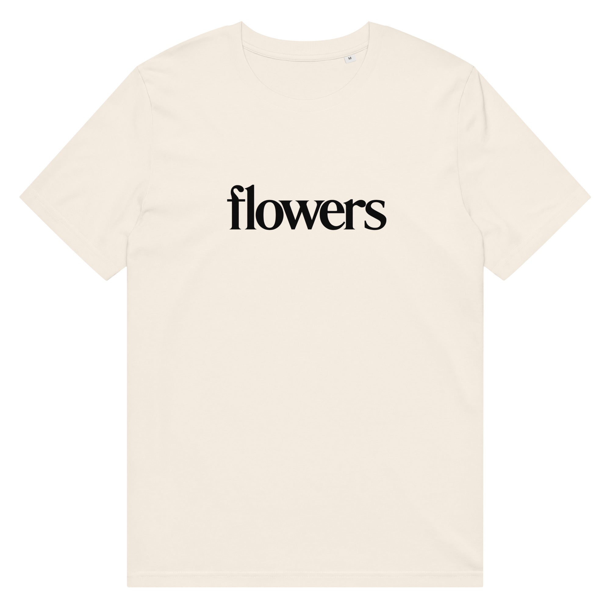 Soft organic cotton flowers t-shirt from Rising Iris Farm in Connecticut