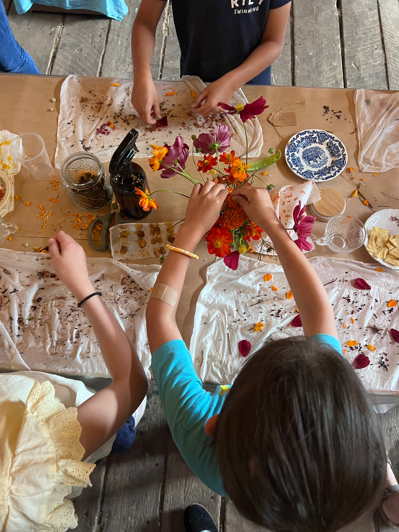 Kids Botanical Tie Dye Workshop