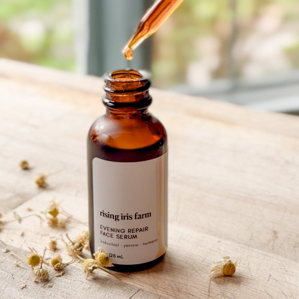 Evening Repair Botanical Night Face Serum | Rising Iris