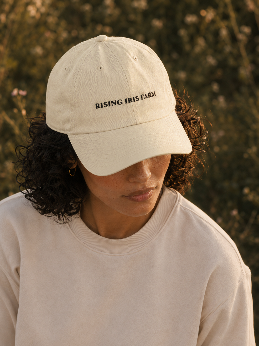 Organic Rising Iris Farm Dad Hat